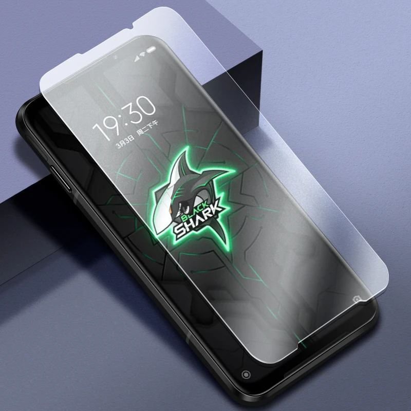 2 шт. матовое стекло для xiaomi black shark 3 pro защита экрана закаленное защитное helo |