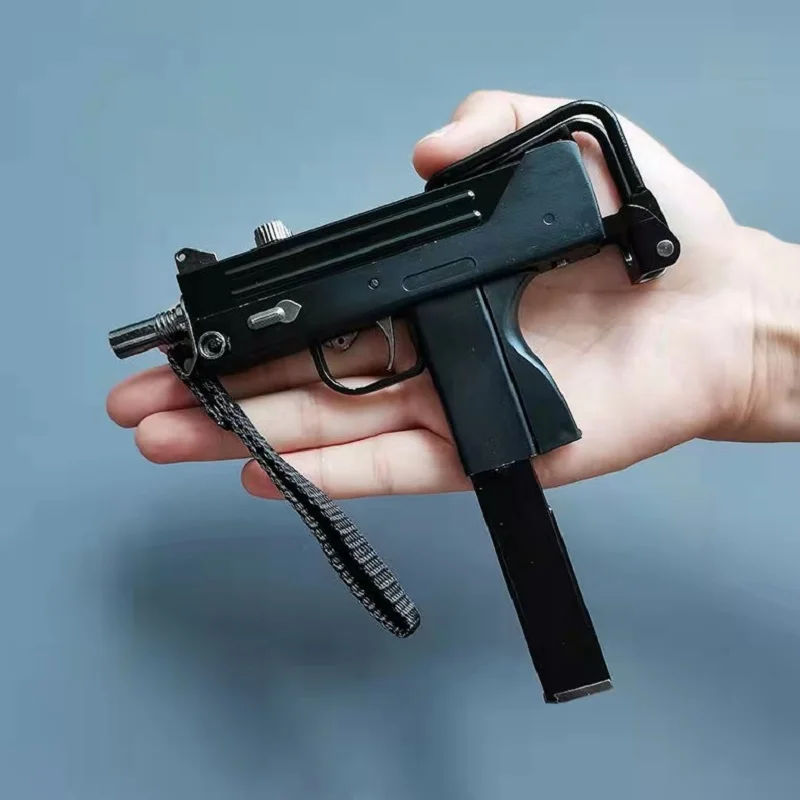 LLavero de modelo en miniatura M10 de la Segunda Guerra Mundial, modelo de pistola de sublimaci&oacute;n, aleaci&oacute;n de carcasa de Metal completa, no puede disparar, regalo, 1:2, 05, 2021-0