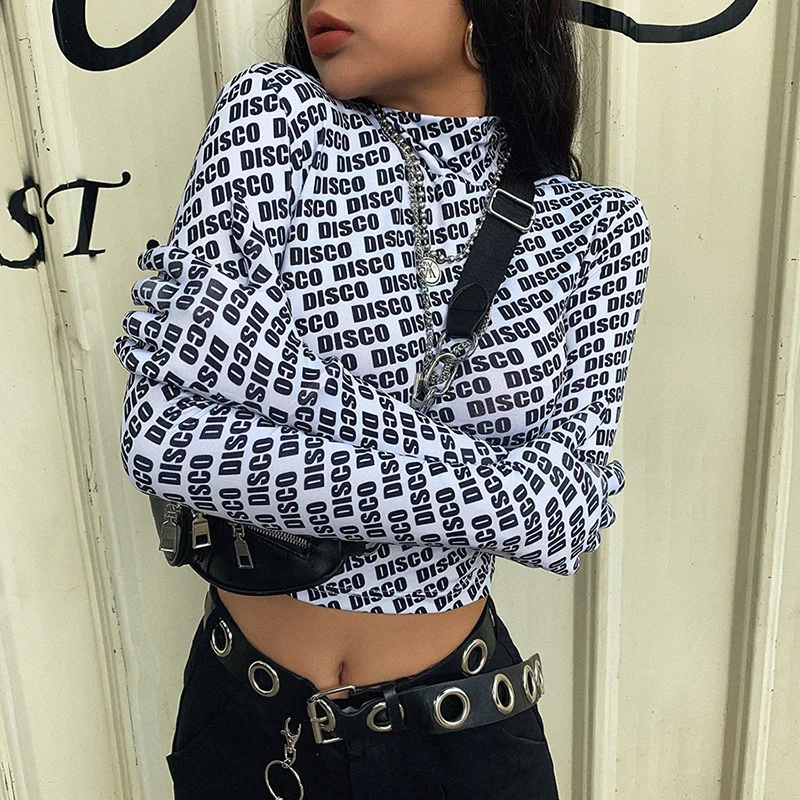 Модная Осенняя Новая женская рубашка BKLD с длинным рукавом и высоким воротником