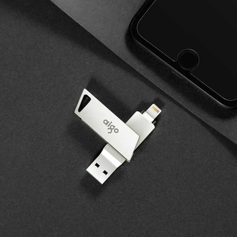 Aigo usb 3 0 высокоскоростной металлический 32G застрявший точечный дизайн cle