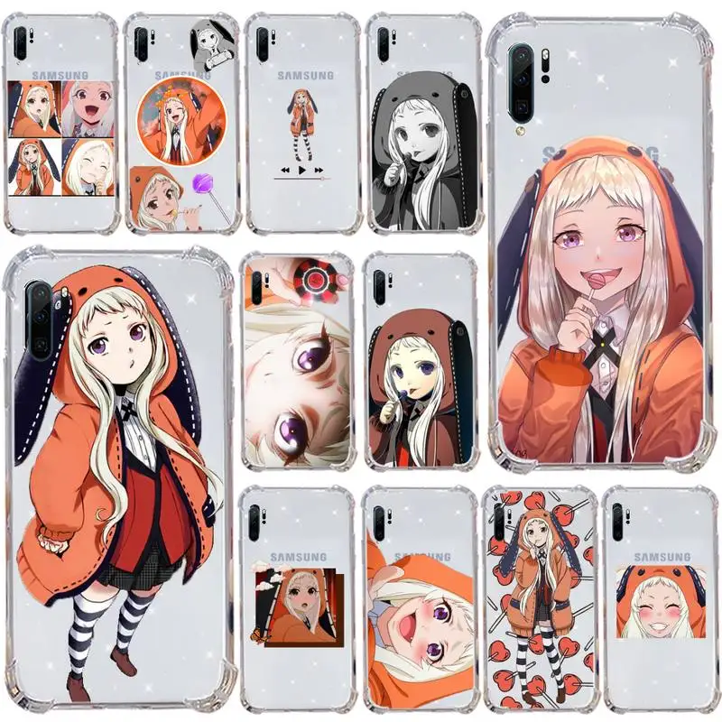 

Crazy Excitement Kakegurui Runa Phone Case Samsung s9 s10 s20 Huawei honor P20 P30 P40 xiaomi note mi 8 9 pro lite plus cover