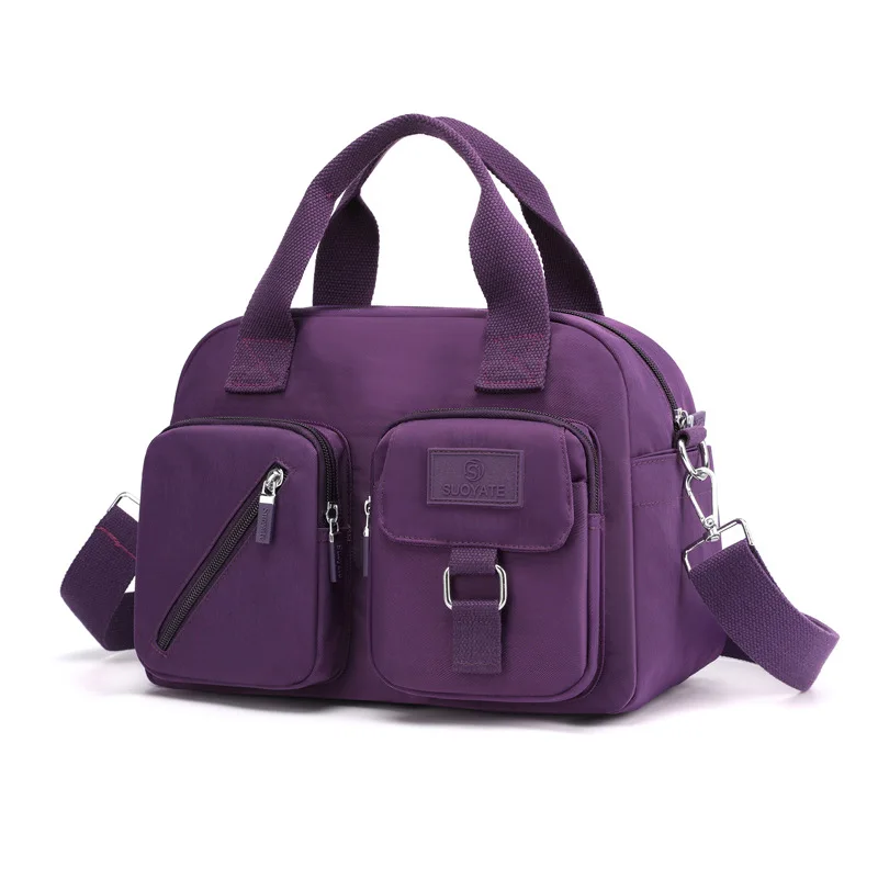 

New Nylon Bags for women Lightweight waterproof Woman Shoulder bag Casual Solid Ladies handbag Simple style Large women's bag