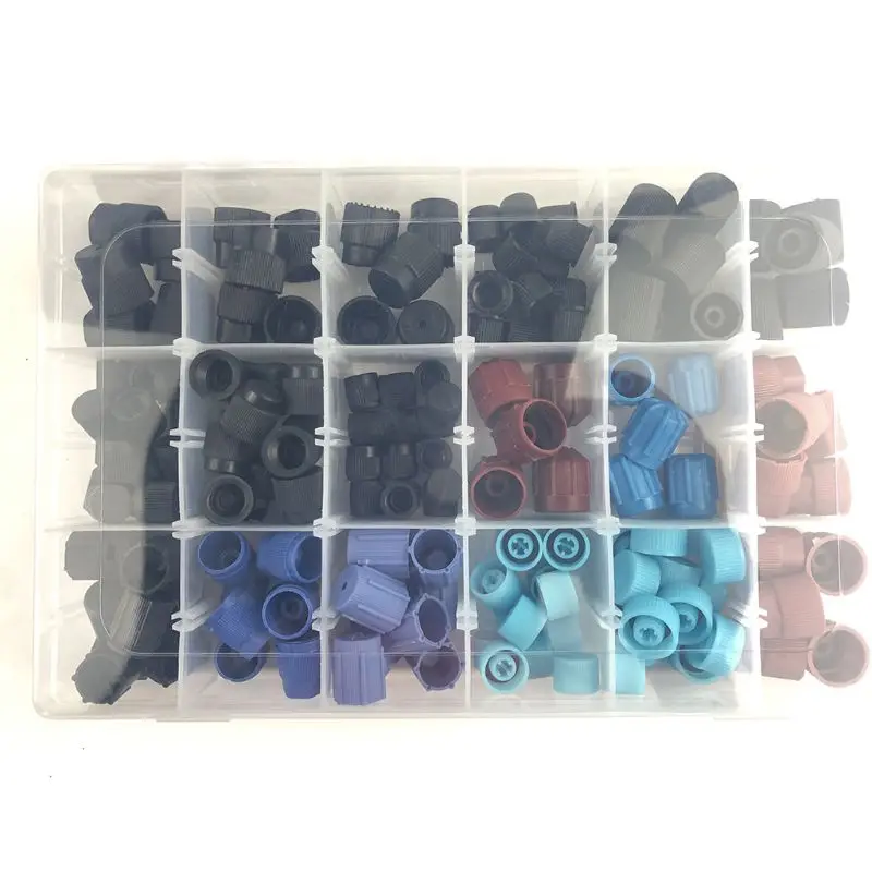 170 шт. универсальный A/C R134a R12 высоконизкий сердечник клапанов сервисный порт