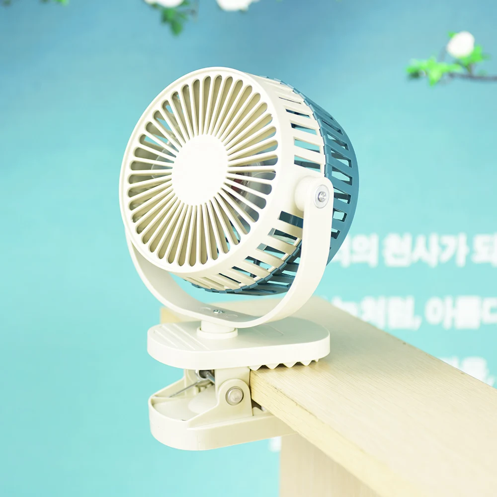 USB мини вентилятор портативный Перезаряжаемый с зажимом и литиевой батареей 3 Grear