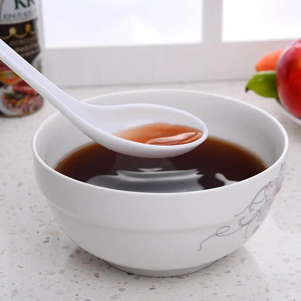 6 шт. ложки из меламина белая ложка для супа кухонные столовые каши рисовая