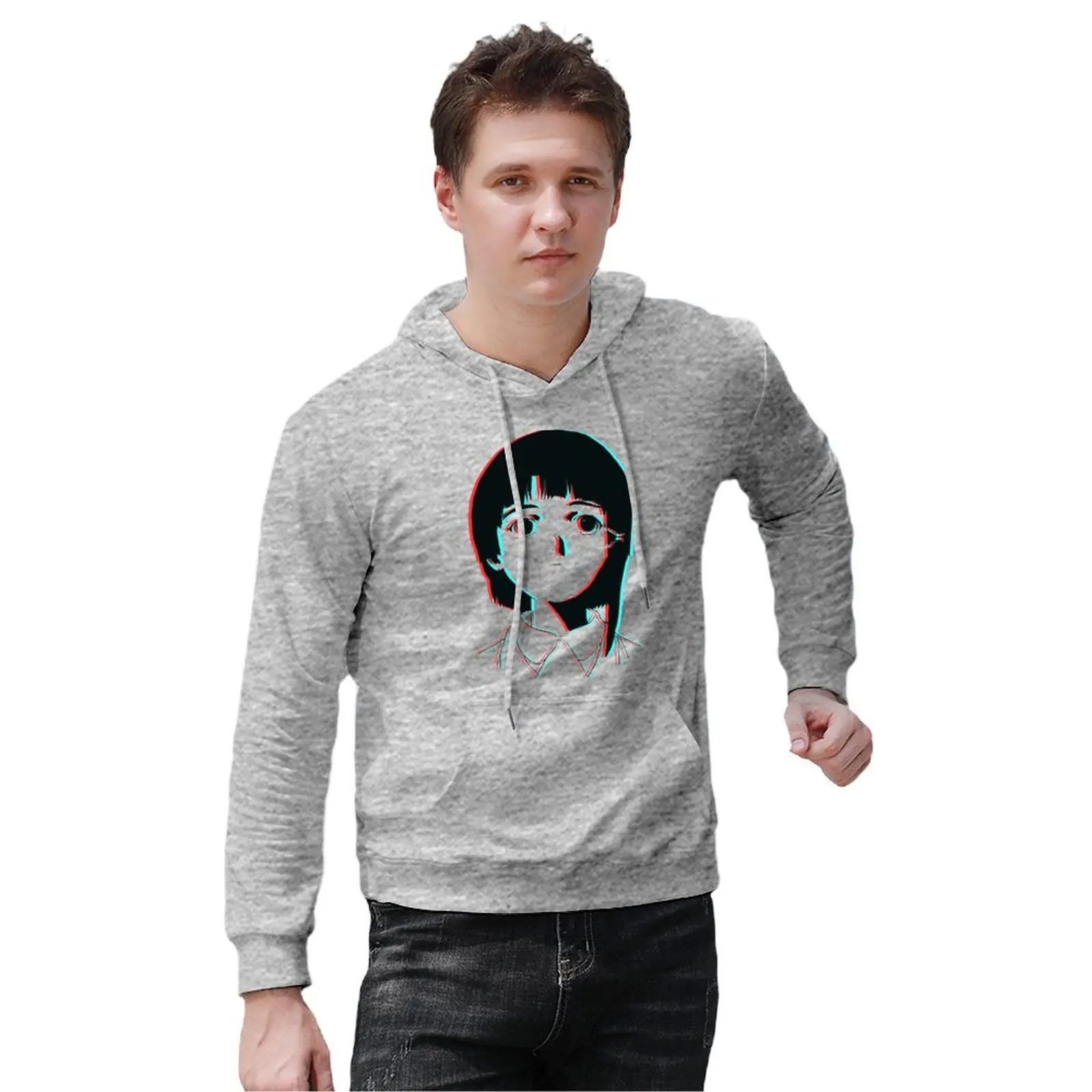 

Толстовка мужская с длинным рукавом, х/б