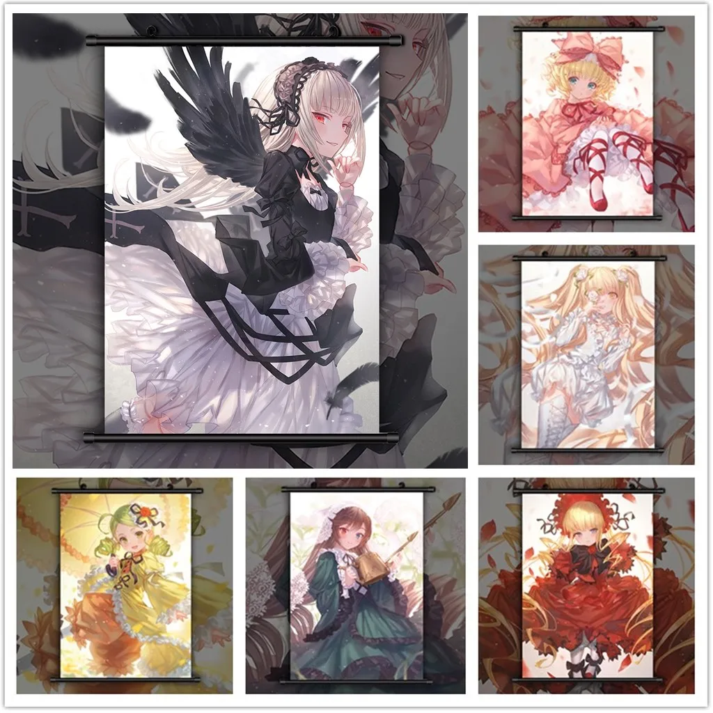 Алмазная вышивка Rozen Maiden Suigintou, вышивка крестиком, украшение для дома