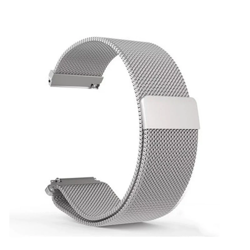 Metal Silver NO-Border 20 мм умный браслет силиконовый ремешок Красочные умные часы аксессуары ремешок для Z7 P68 I5 P70 T80 умные часы - Цвет: Metal Silver