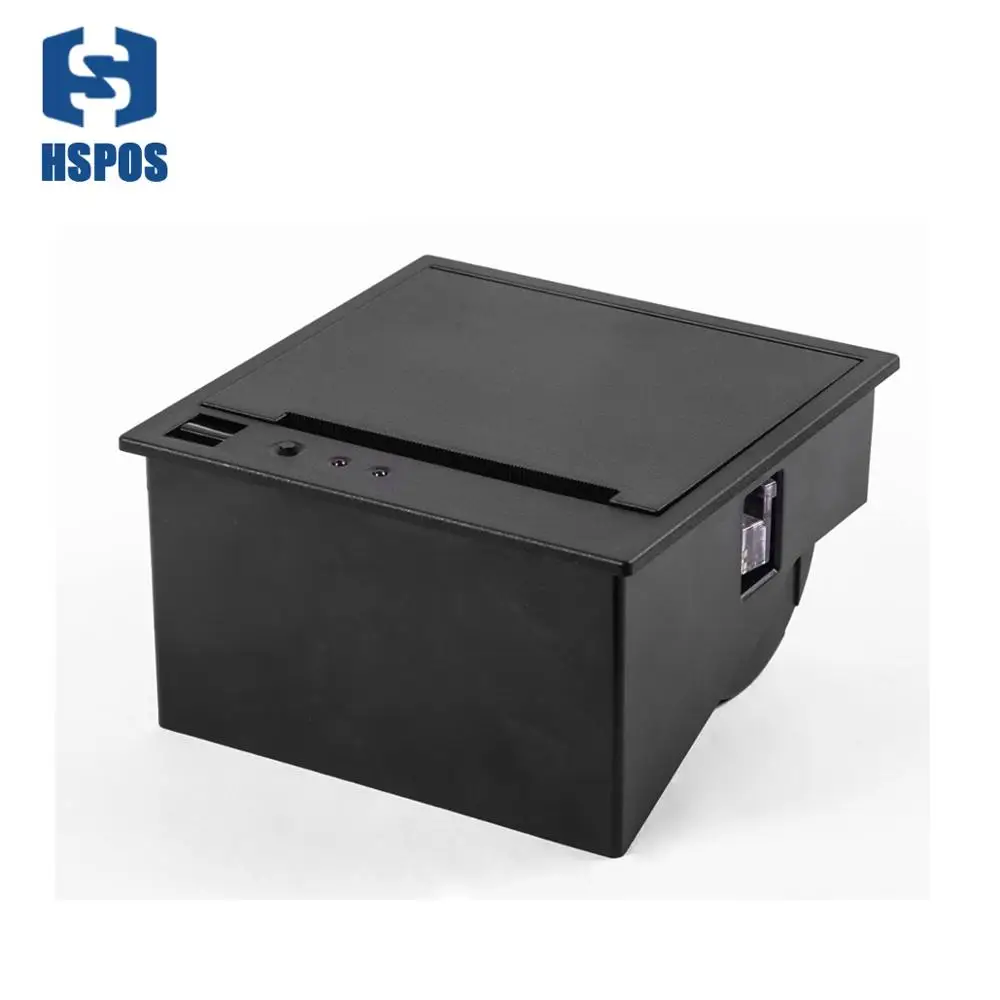 High Printing Speed 3 inch Thermal Embedded Panel Printer 12V without Control Lock for Parking system HS-EC80