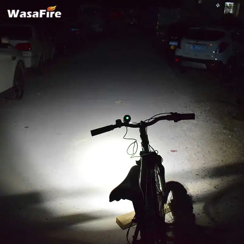 WasaFire 4 * XML T6 светодиодный велосипедный головной светильник 5200lm передний