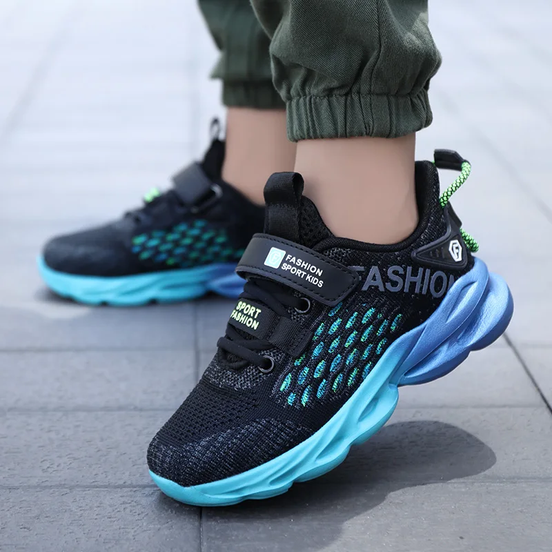 

2021 New Kids Running Shoes Lightweight Children Sneakers Summer Breathable Mesh Boys Casual Shoes Fashion Girls Tenis Sneakers