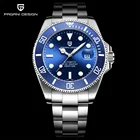 Мужские механические часы Pagani Design 2021 в минималистичном стиле NH35A Move, мужские часы с автоматической верхней цепочкой из нержавеющей стали