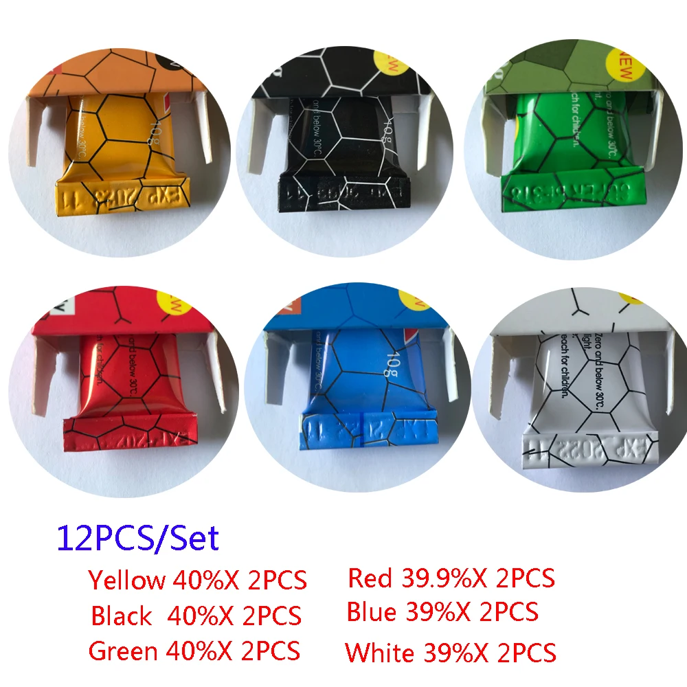 12 шт./компл. тату крем по уходу за Управление пирсинг полу Перманентный макияж