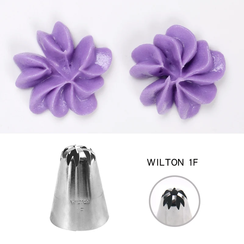 Вильтон Нержавеющая сталь 8 зубов насадка крем торт украшение для печенья сопла
