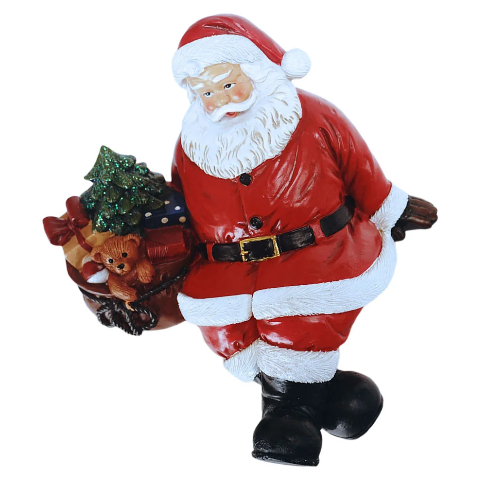 

1pc Christmas Santa Decoration Santa Decor Adorable Ornament Resin Craft