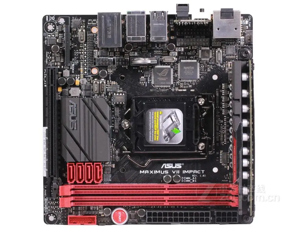 Оригинальная материнская плата для ASUS MAXIMUS VII IMPACT LGA 1150 DDR3 I3 I5 I7 USB2.0 USB3.0 16 Гб