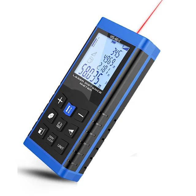 High Precision 100m Laser Measuring Tool Distance Meter  Rangefinder With  Electronic Level Bubble