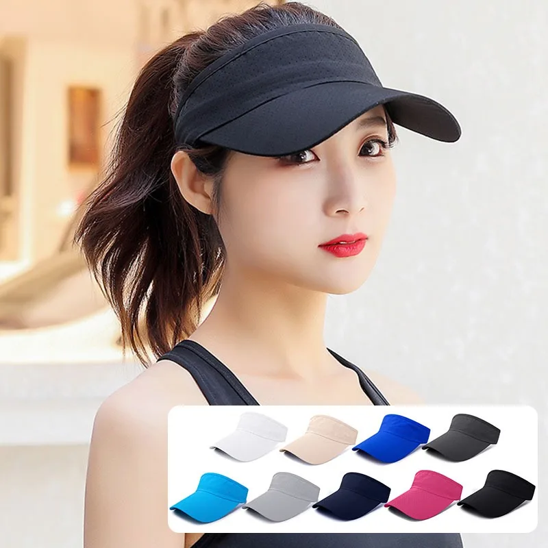 

2021 Men Women Baseball Cap Sport Headband Classic Sun Sports Visor Hat Cap Running Quick-drying Hat Summer Caps Fast Shipping