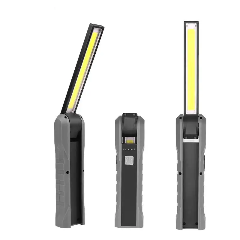 LumiParty COB+ светодиодный портативная Рабочая лампа USB Перезаряжаемый Магнитный факел Гибкая инспекционная лампа Рабочий свет