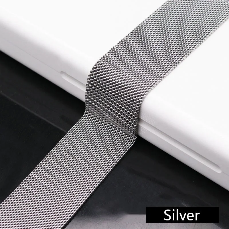 

Milanese Loop Band for Apple Watch SE 6 5 4 3 2 1 watchband 42mm 38mm Stainless Steel Bracelet strap for iwatch band 40mm 44mm