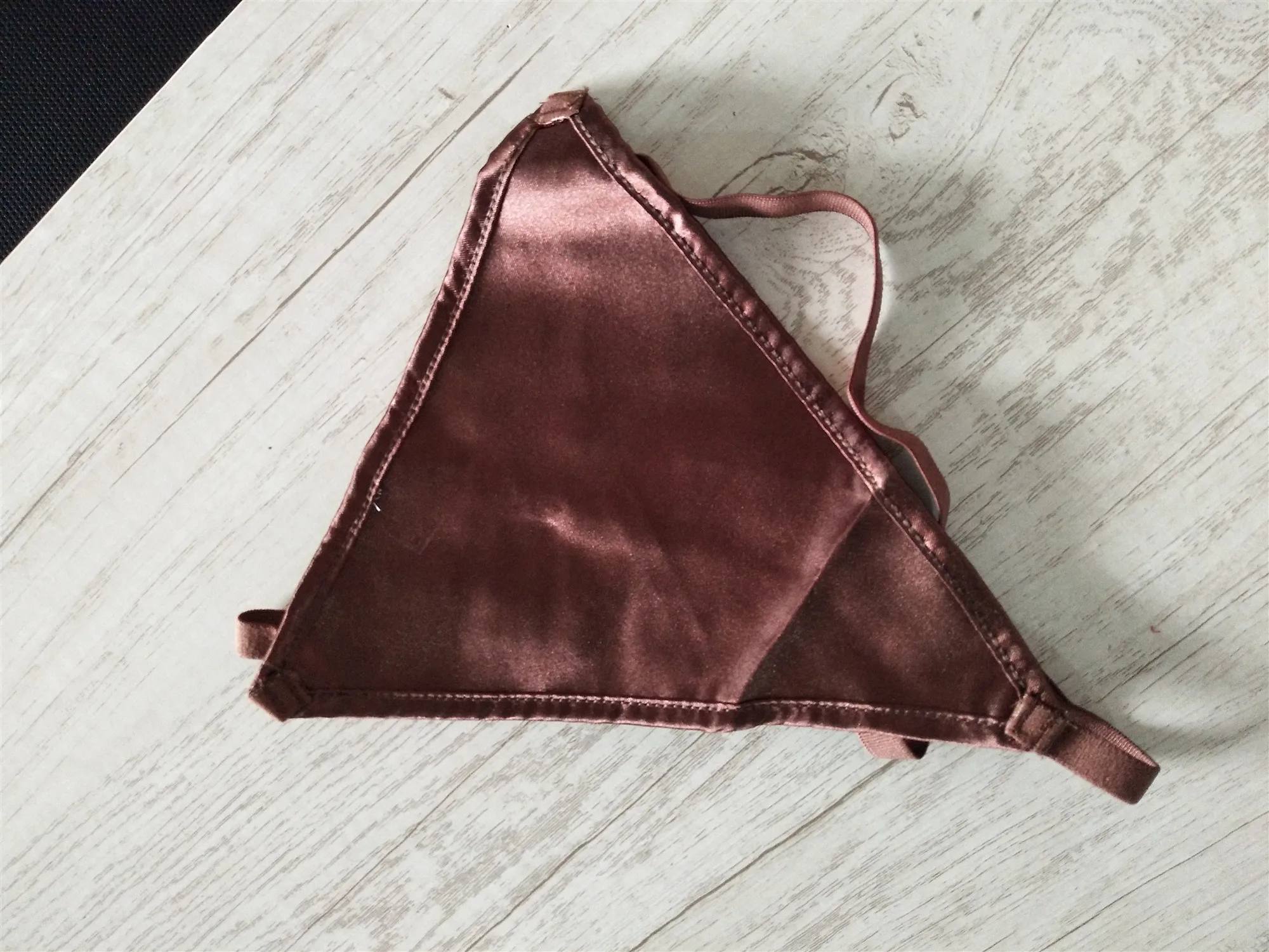 Корсет атласный Женский коричневый с косточками | Женская одежда