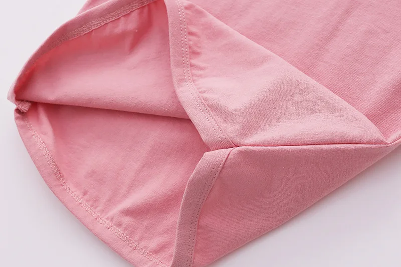 Детская рубашка для девочек летние детские футболки карамельных цветов с