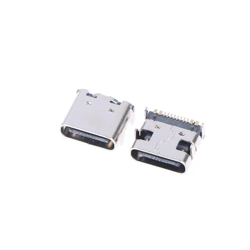 

10Pcs 16Pin USB 3.1 Socket Connector Type-C Female Connector Phone Charging Port