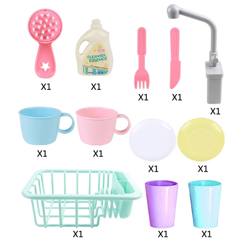 

Kitchen Sink Toys Dishwash Cooking Kitchen Toy Pretend Play House Toys for Girls