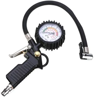 Auto Car Bike Tyre Air Pressure Gauge Tire Inflator Tire Pressure Pneumatic Tool Gauge Compressor Pressure Gauge 0-220psi
