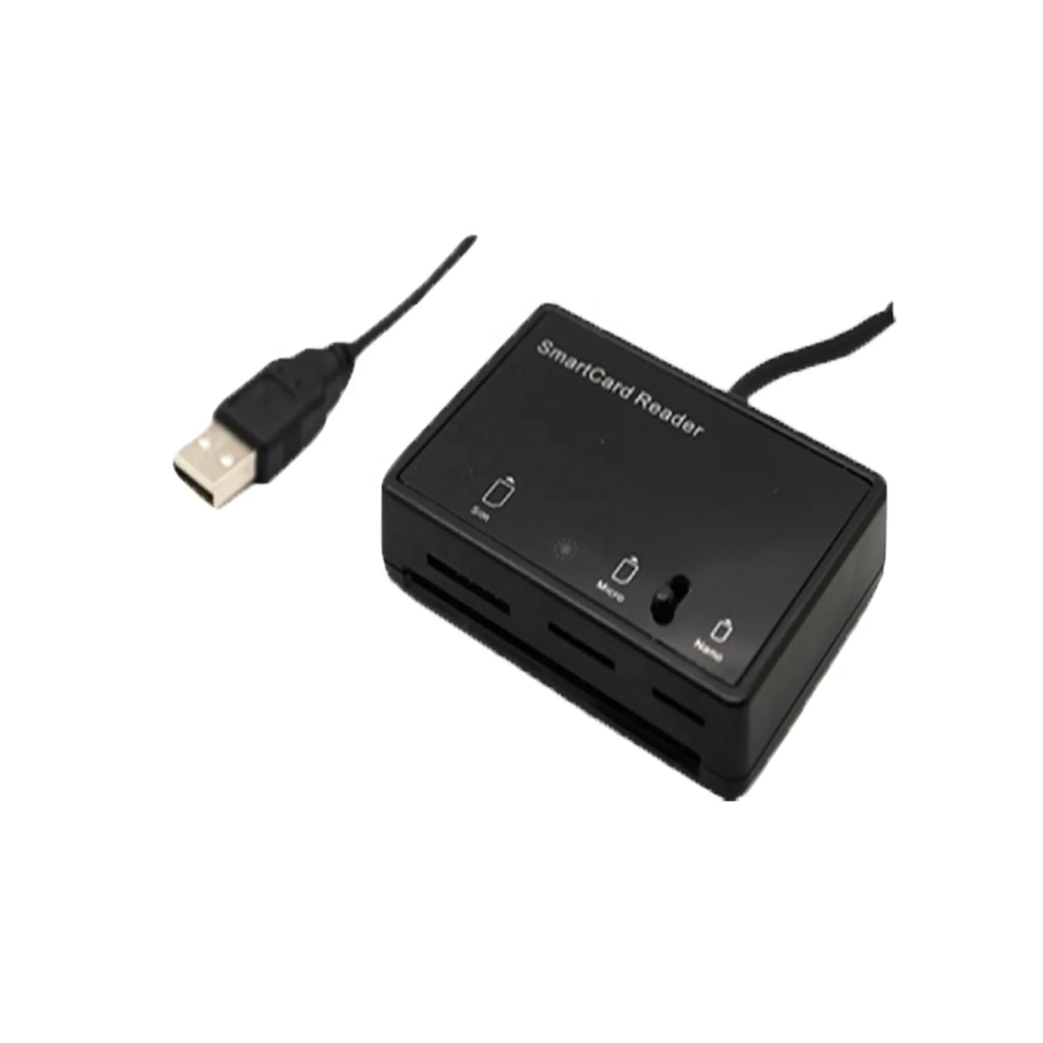Многофункциональный 4 в 1 EMV Мобильный USB SIM чип смарт-кардридер DCR3516 | Безопасность