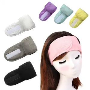 Adjustable Wide Hairband Yoga Spa Bath Shower Makeup Wash Face Cosmetic Headband For Women Ladies Ma