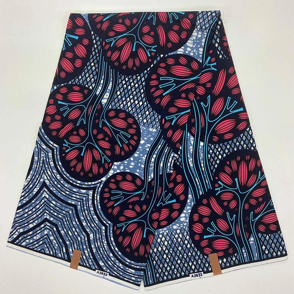 

6 Yards Mitex Wax Print/ African Fabrics Kitenge/Pagnes/Tissues Africain/ Lapa/Chitenge HS-182