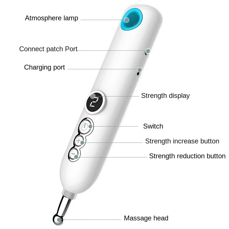 Электрическая ручка для акупунктуры импульсная терапия физиотерапия массажная