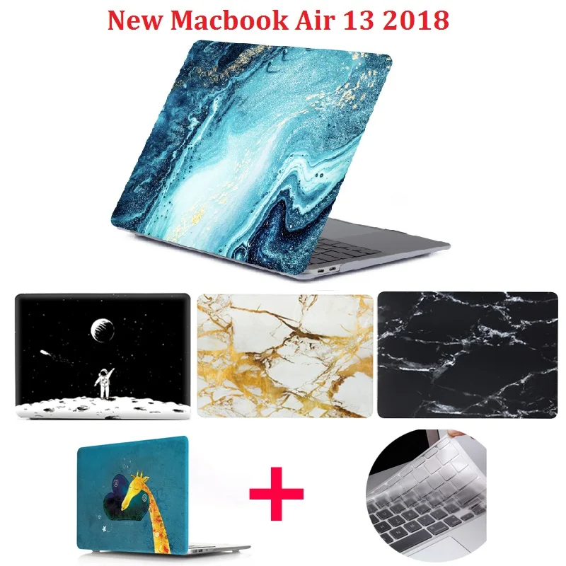 Новый чехол для ноутбука с принтом мраморная Сова Macbook Air 13 2018 A1932 жесткий ПВХ