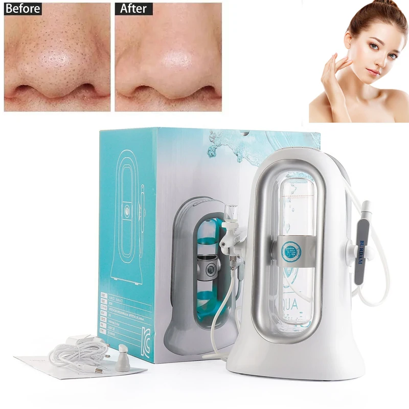 

Aqua Peeling Machine 6 Colors Water Facial SPA Deep Cleansing Beauty Device Home Use Vacuum Blackhead Small Bubble Exfoliator