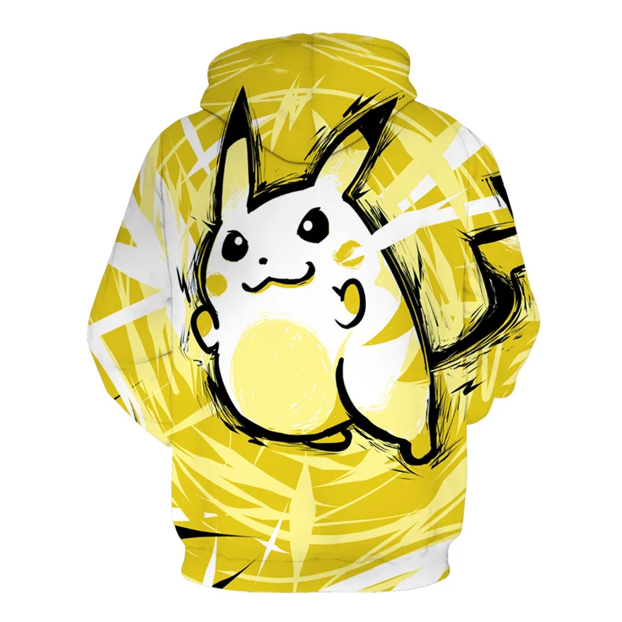 

2021 fashion new 3D animation high end printing men's and women's Hooded Sweater loose hoodie