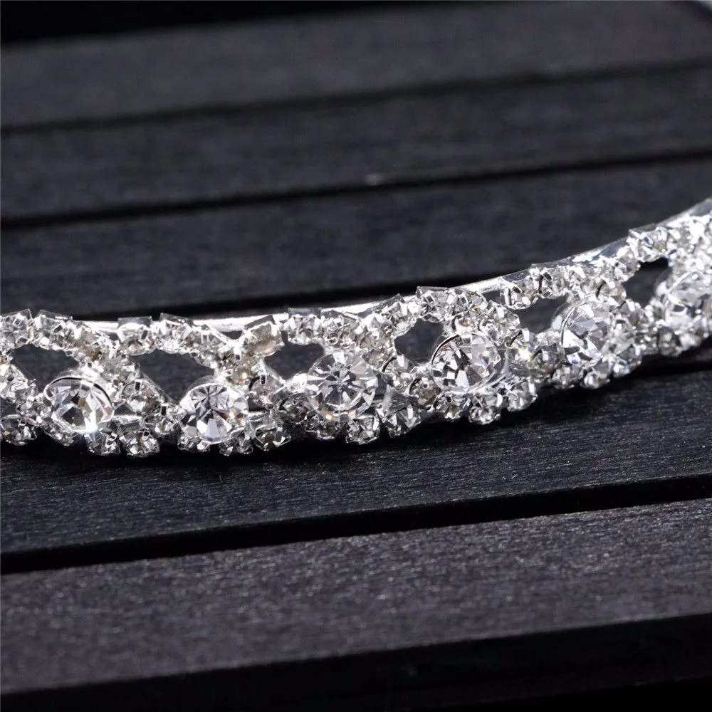 1 шт. ЖЕНСКИЕ НАРЯДНЫЕ свадебные Коронки диадемы головной убор Стразы невесты