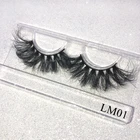 3D норковые ресницы 28 мм только с лотком пушистые толстые крестовые драматические ресницы многоразовые ресницы для наращивания