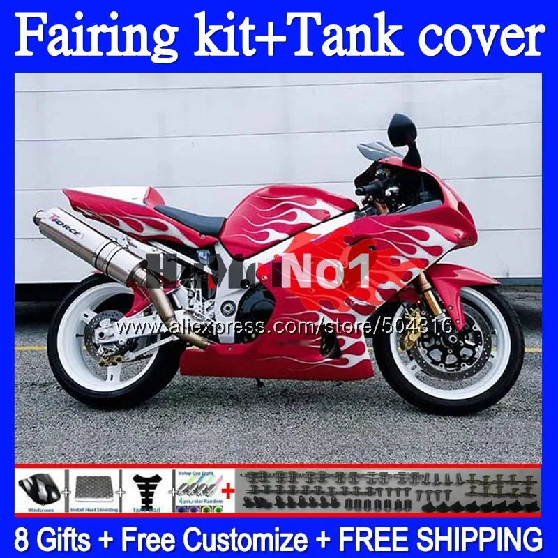 

+Tank For SUZUKI GSXR-1000 K2 GSX-R1000 GSXR1000 ed&flames 66MC.151 GSXR 1000 1000CC GSX R1000 00 01 02 2000 2001 2002 Fairing