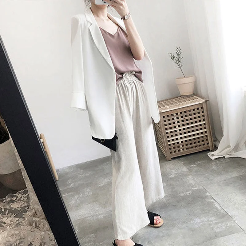 Блейзеры женские офисные простые элегантные универсальные корейские дамские