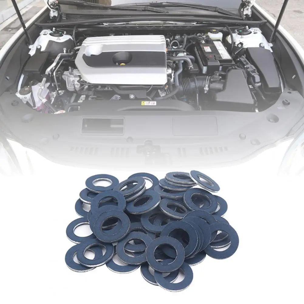 30Pcs Oil Drain Plug Gaskets Washers Modified Parts 9043012031 9008043030 9008043037 for Toyota