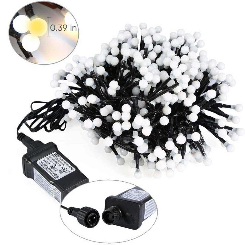 СВЕТОДИОДНЫЕ гирлянды 10 футов/3 м 400 LED шар фейерверк сказочные огни 8 режимов