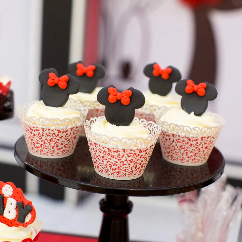 50 шт./компл. полые кекс Бумага чашки хороший подарок на день рождения свадьбу