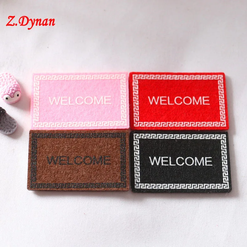 

1:12 Miniature Dollhouse Mini Cloth Floor Rug Cover Carpet for 1/12 Dolls House Bedroom decoration Furniture Decor Accessories