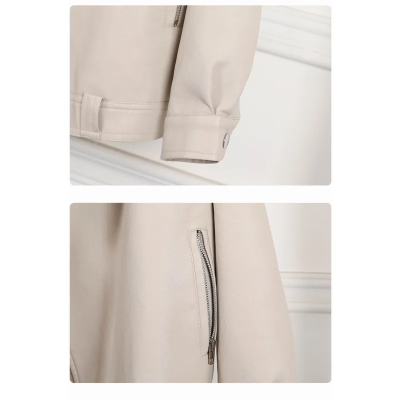 

Fashion Oversized Coat Women Faux Leather Jacket Spring Autumn Winter Loose Biker Motorcycle Jackets 2020 Female Punk Streetwear