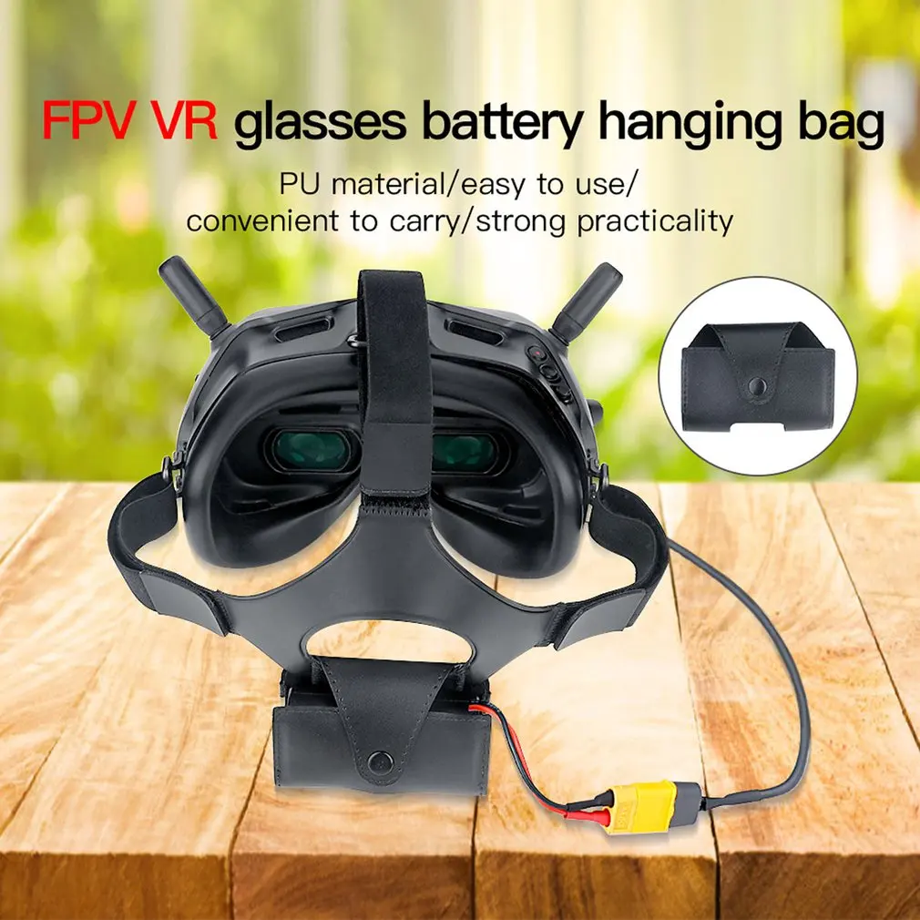 

Аксессуары для дрона для полетных очков DJI FPV сумка для хранения аккумулятора с T/ XT60 революционный кабель головки постоянного тока