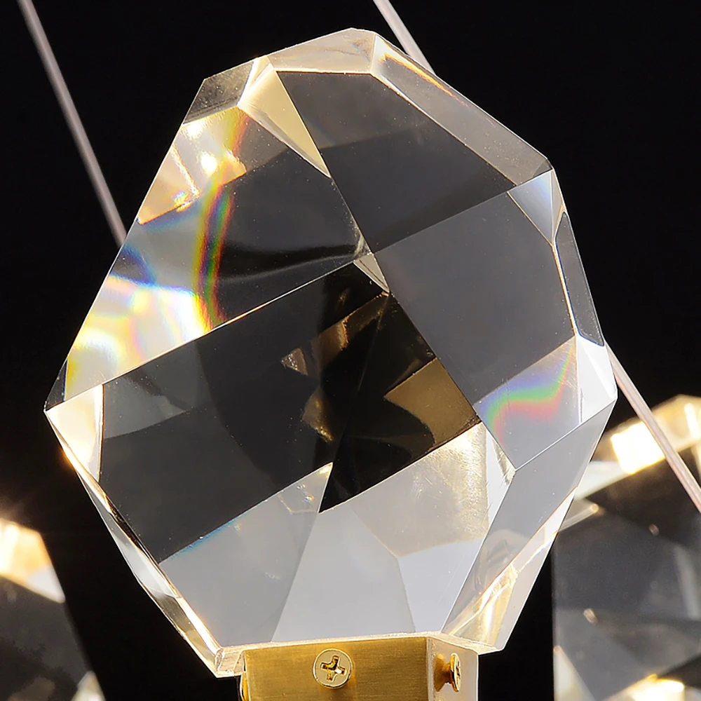 Роскошный медный светильник-люстра ing для гостиной Современное украшение дома