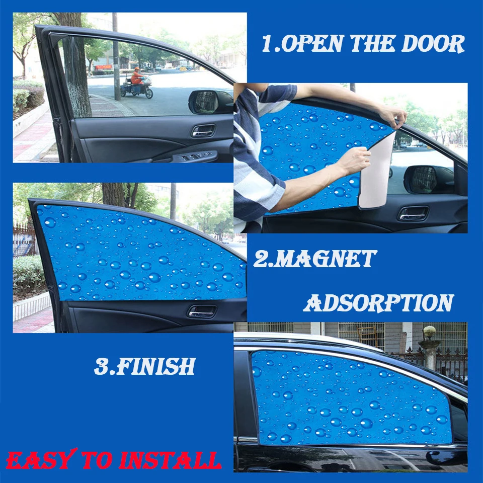 Магнитный автомобильный козырек от солнца занавеска для Mini Cooper Chevrolet Cruze Aveo Lacetti