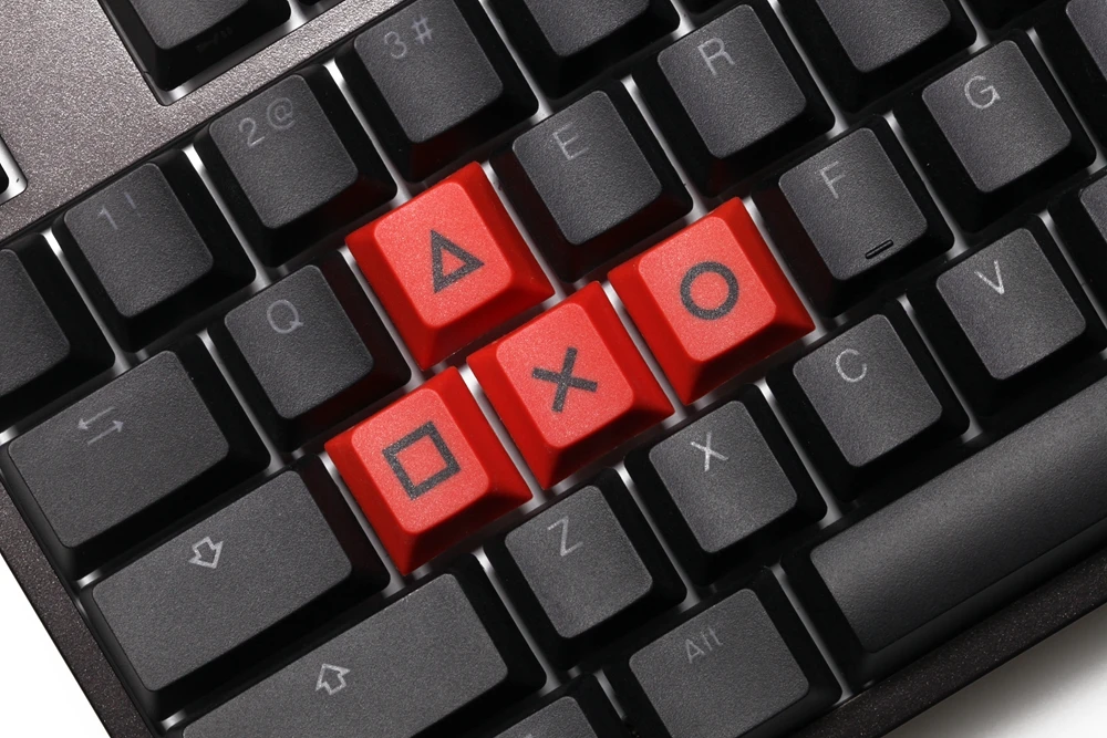 Новинка Черри профиль краситель Sub pbt keycap ps4 Кнопка стрелка клавиша wasd Tech r4 r3 r2 1x