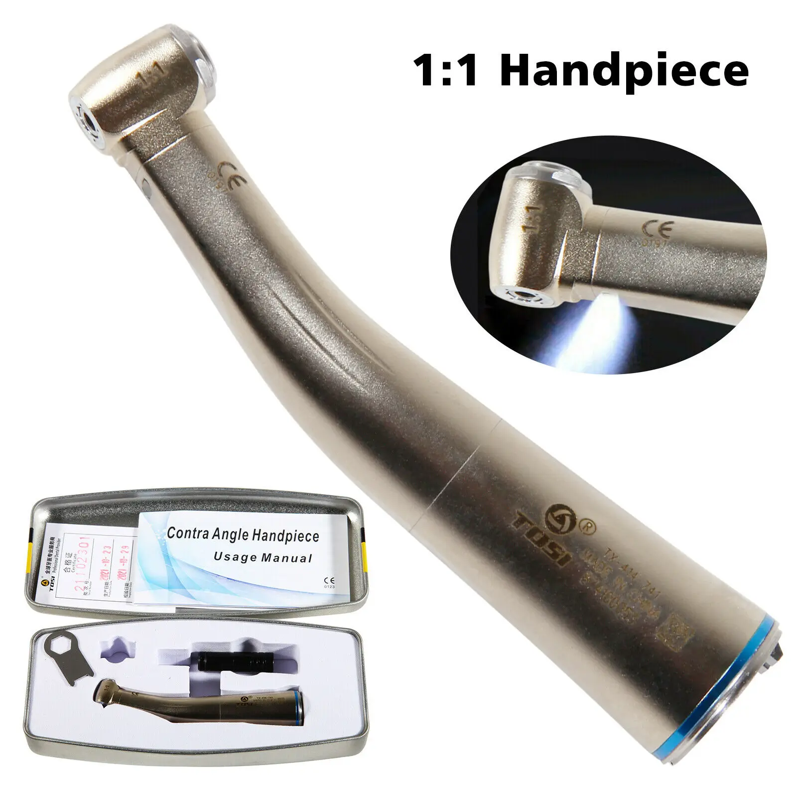 TOSI стоматологический волоконно-оптический светодиодный низкоскоростной